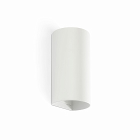 SOLE APLIQUE REDONDO BLANCO LISO 2xGU10