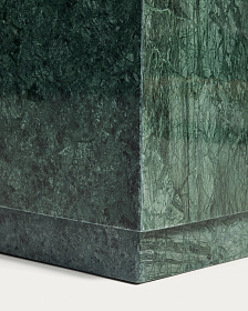 Приставной столик Sorein из зеленого мрамора 40 x 40 см