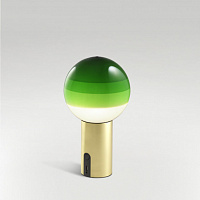 Настольный светильник Dipping Light Portable зеленый-матовая латунь