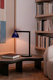 Кобальтово-синяя настольная лампа Venice 1xE27