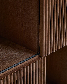 Стеллаж Beyla из ясеня с отделкой под орех