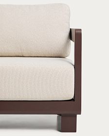 Комплект садовой мебели Nerano из коричневого алюминия