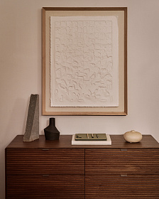 Комод Norlen с 6 ящиками шпон ореха 120 x 75 см