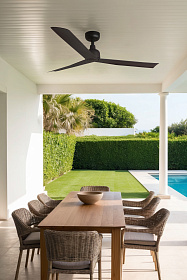 Потолочный вентилятор MARINE M Ш1250mm коричневый 3 PALAS IP44 SEASIDE DIM