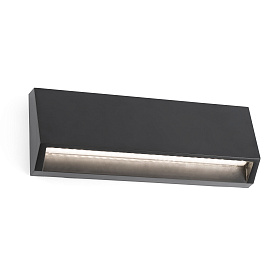 Уличное бра Must-3 темно-серое