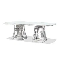 Обеденный стол VILLA OFF WHITE MUSHROOM 220х110