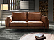 Диван 2-местный 6222 SL из табачно-коричневой кожи
