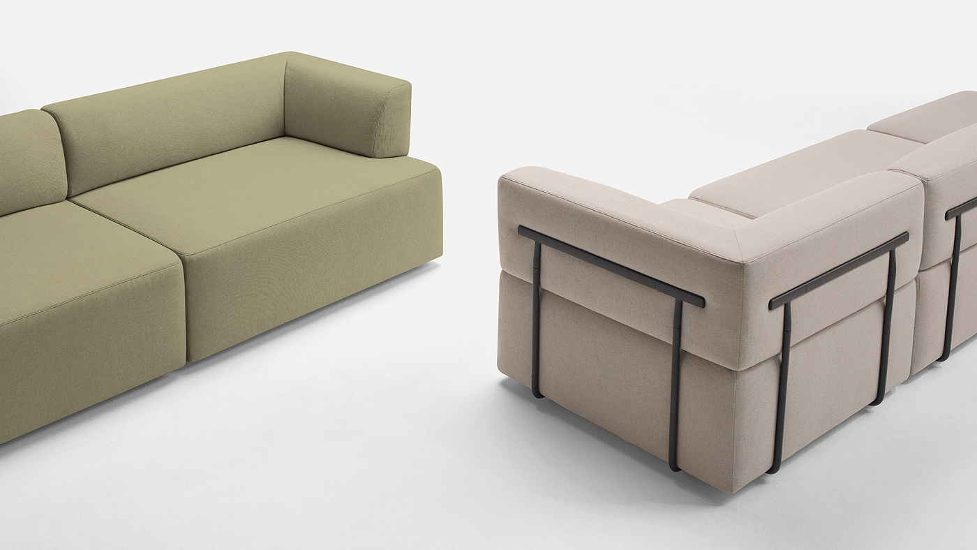 Модуль угловой дивана Entropy 75x95cm left