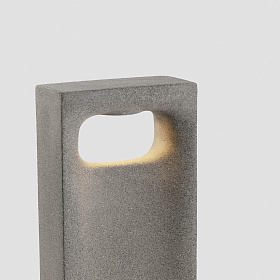 GLINT 700 Уличный маяк цементно-серый LED 6W 2700K