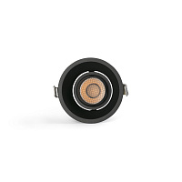 TULIPA Встраиваемый светильник10W 3000K CRI90 24° черный TRIAC