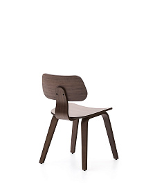 Стул Gena из орехового шпона и каучукового дерева