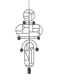 Подвесной светильник Wooden Dots WDS19 graphite/walnut
