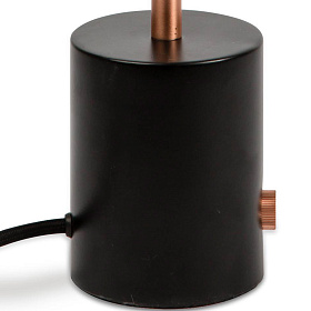 Настольная лампа Hoshi медный/черный