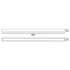 VIA EVO Потолочный светильник 860 39W TW белый CASAMBI