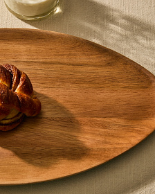 Набор из 2 сервировочных досок Nukha из древесины акации