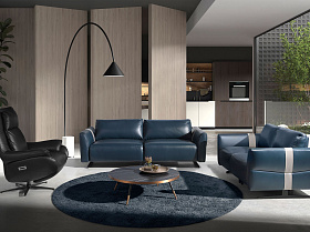 Круглый журнальный столик из стали и керамики CT1015-3AA /2068