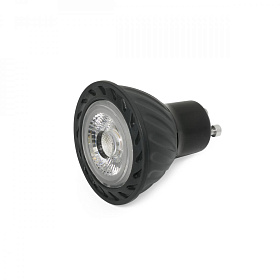 Лампочка черная GU10 LED 