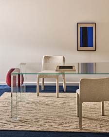 Стол Adularia из прозрачного закаленного стекла 200 x 100 см