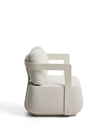 Уличное кресло Tamaris из алюминия цвета экрю