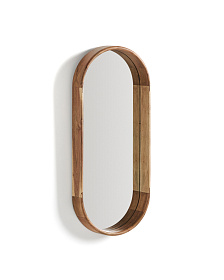 Зеркало Berale из акации, 76 x 33 см