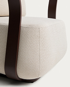 Уличное кресло Tamaris из алюминия коричневого цвета