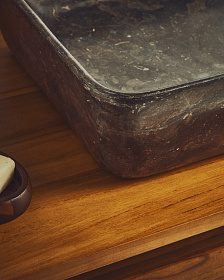 Раковина Darnen из серого мрамора 55 x 35 см