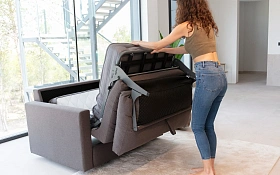 Кресло-кровать HERMES с подлокотниками 1MM