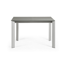 ATTA Стол 120 (180) x80 серый керамическая столешница
