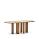 Mailen Овальный стол из шпона ясеня с натуральной отделкой Ø 220 x 100 см
