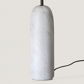 Настольная лампа Shin белый мрамор / абажур 801011/36