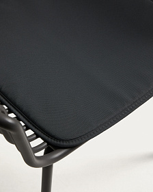 Уличный стул Surpika из пластика и графитовой стали