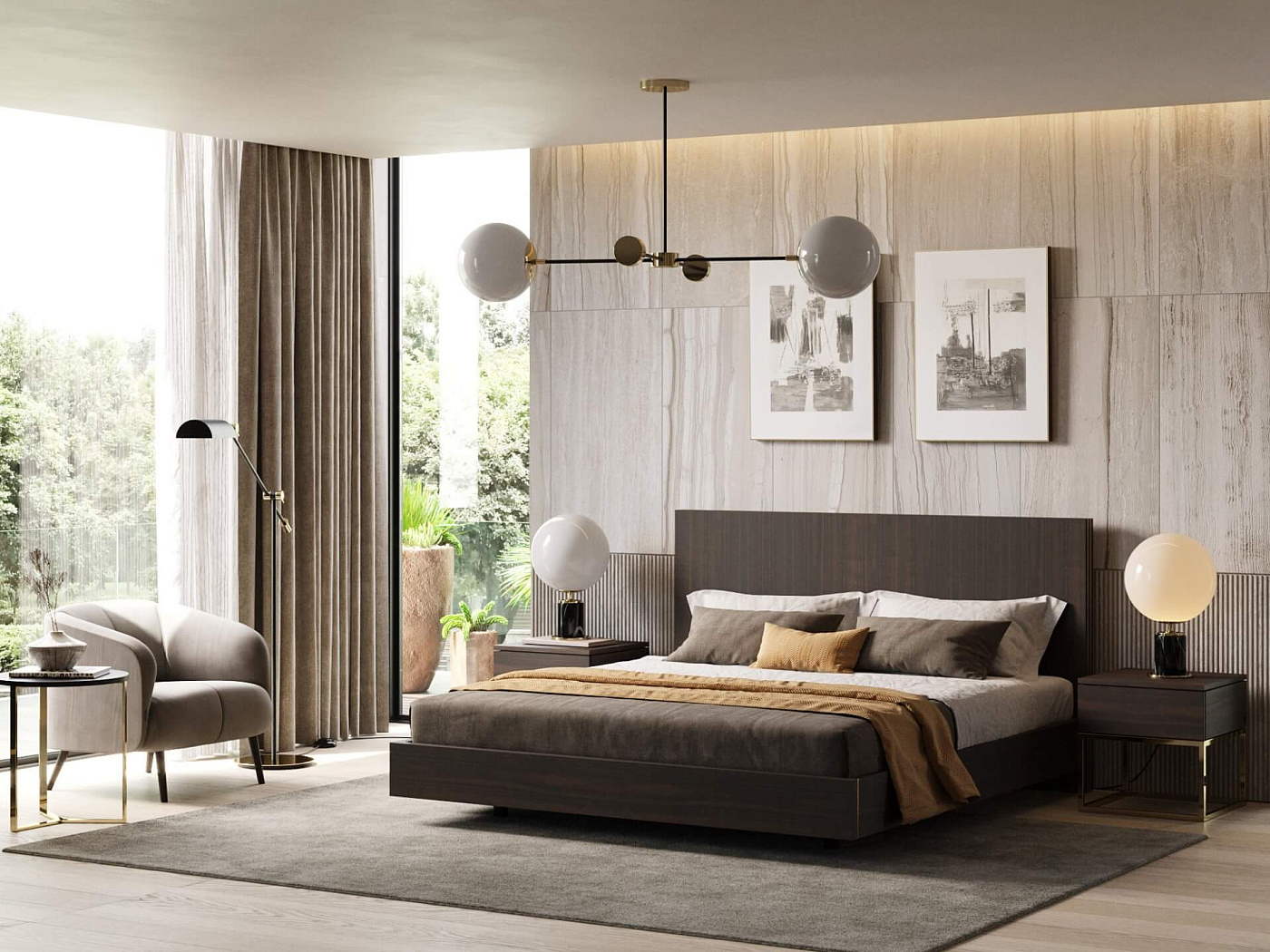 Приставной столик Dili дерево