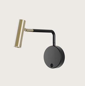 Бра Maho черный - латунь