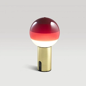 Настольный светильник Dipping Light Portable Burgundy-матовая латунь