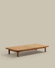 Журнальный столик Turqueta из массива тикового дерева, 140 x 70 см