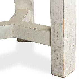 Стол Sonsu белый ваби-саби Ø120