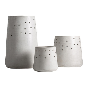 Набор из 3-з кашпо JACQUARD 