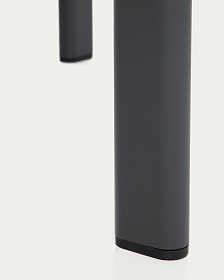 Уличный стол Anafi из спеченного камня и графитового алюминия 180 x 90см