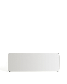 Черное металлическое зеркало Marco 30 x 100 см