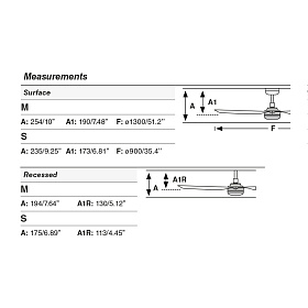 Потолочный вентилятор MINI PUNT S Ш900mm белый 3 PALAS древесный