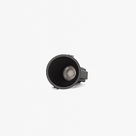 Tulipa Черный встраиваемый даунлайт ASIM 10W 24° 3000K CRI90 TRIAC