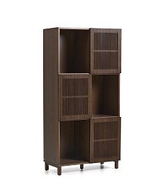 Стеллаж Beyla из ясеня с отделкой под орех