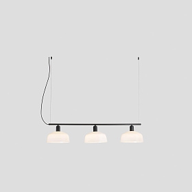 Белый линейный подвесной светильник Tatawin M 3xE27