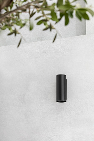 KOV 2L Настенный светильник круглый черный LED 2x6W 3000K 34°/34°