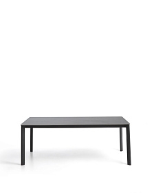 Уличный стол Anafi из спеченного камня и графитового алюминия 180 x 90см