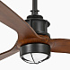 Потолочный вентилятор Just Fan LED черный/деревянный