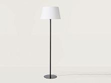 Торшер Tex черный металл + абажур 151011/45