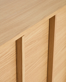 Комод Onix с отделкой из дубового шпона натурального оттенка, 150 x 80 см