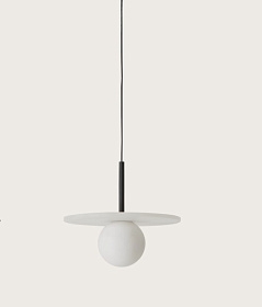 Подвесной светильник Miro 1L + алебастровый диск 1096/25