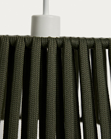 Абажур для подвесного светильника Aldet зеленый, Ø46 см